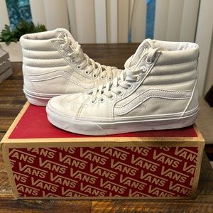 White High Top Vans